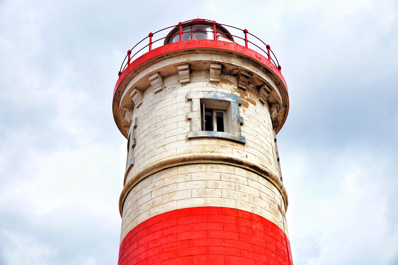 Jamestown light house Accra close up view