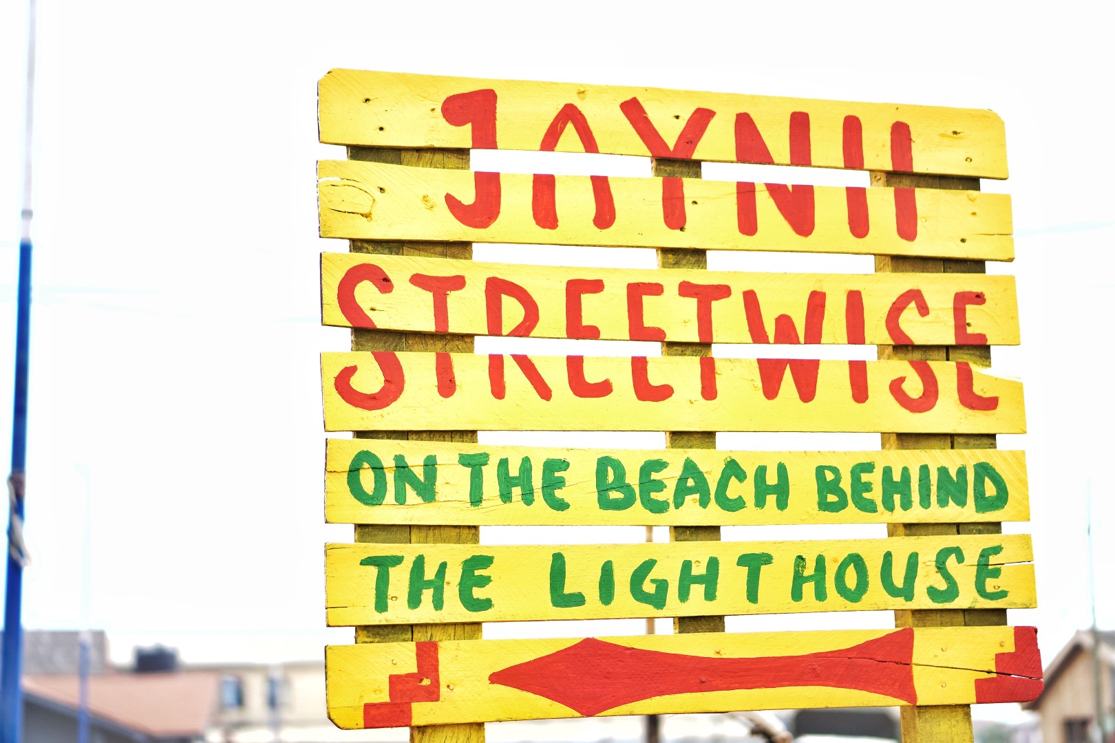 street sign at jamestown accra