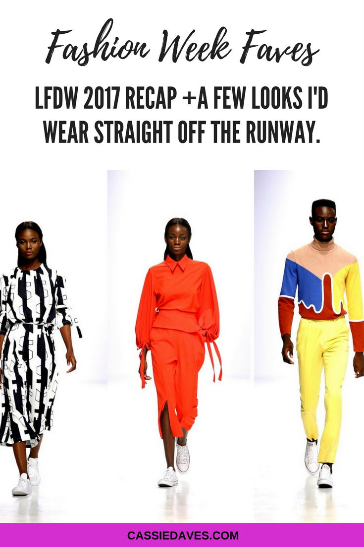 Pinterest graphic for Lagos fashion and design week LFDW 2017 faves plus recap