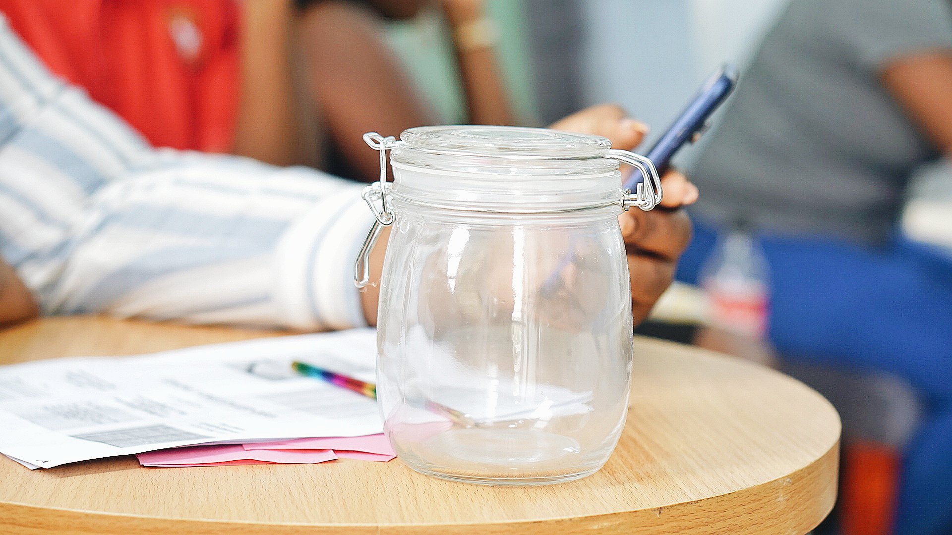 Gratitude jar workshop at tribe xx lab lagos