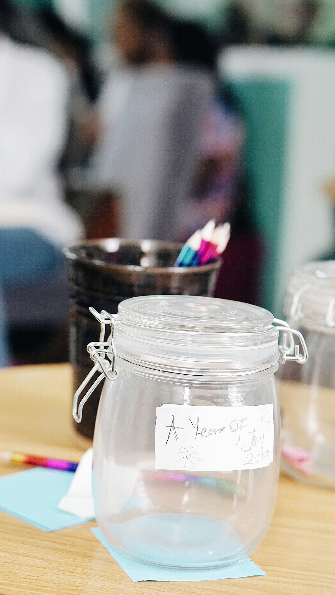 Gratitude jar at tribe xx lab lagos