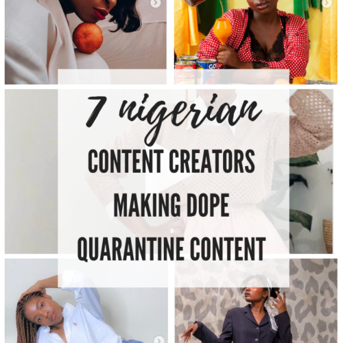 7  Nigerian Content Creators Making The Quarantine Content You’ll Love To See